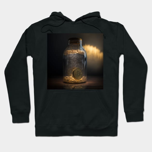 Bitcoin in a bottle - Trader Life Hoodie by alanrceratti